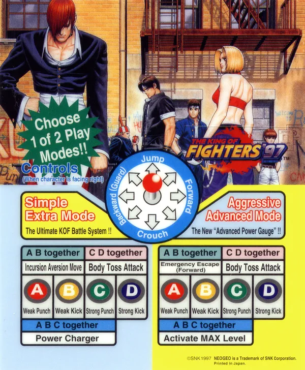 King of Fighters '97 mini marquee